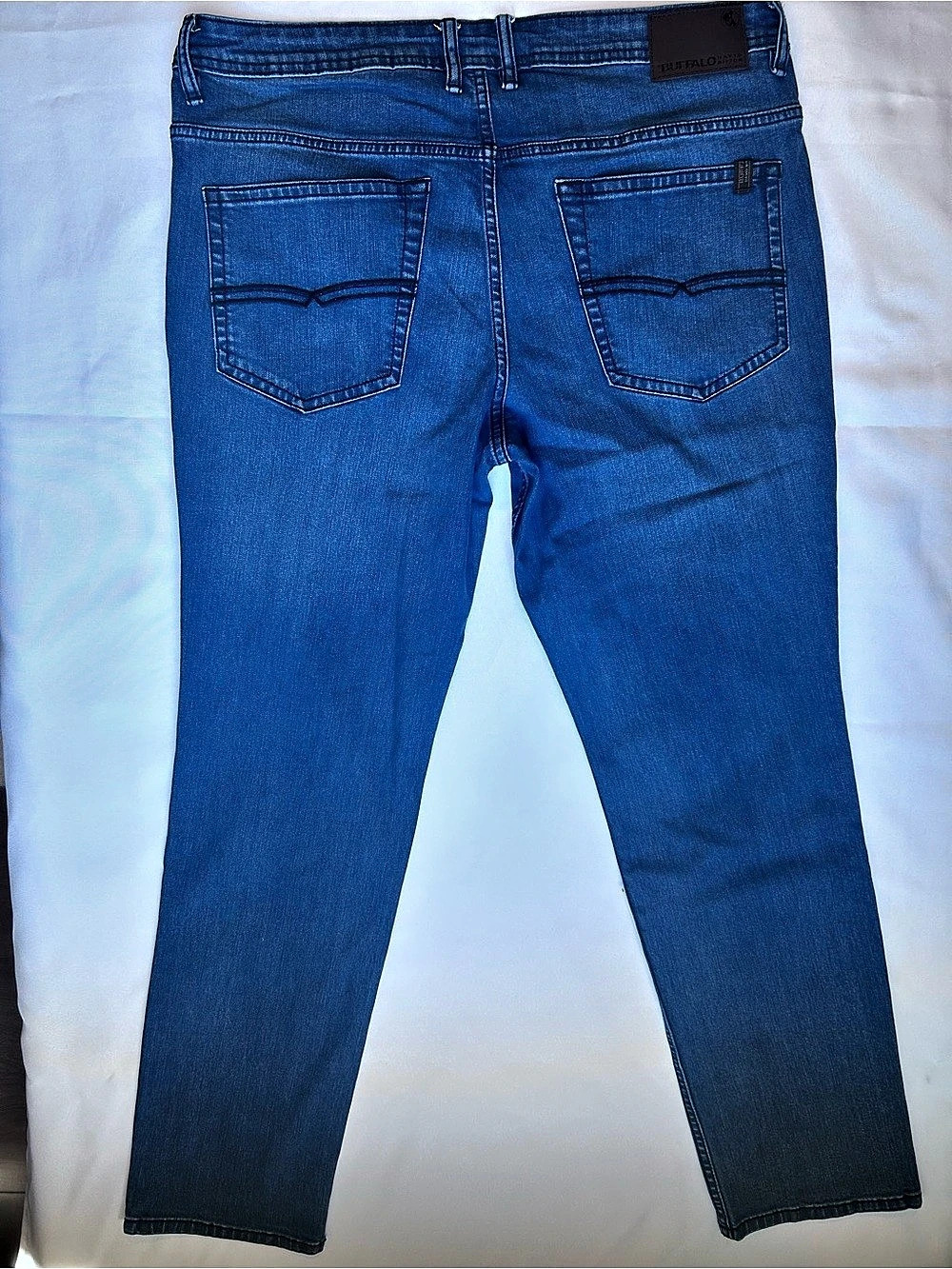 Buffalo David Bitton Jackson Slim Straight Men's Blue Jeans Waist 36 x 32 Like
